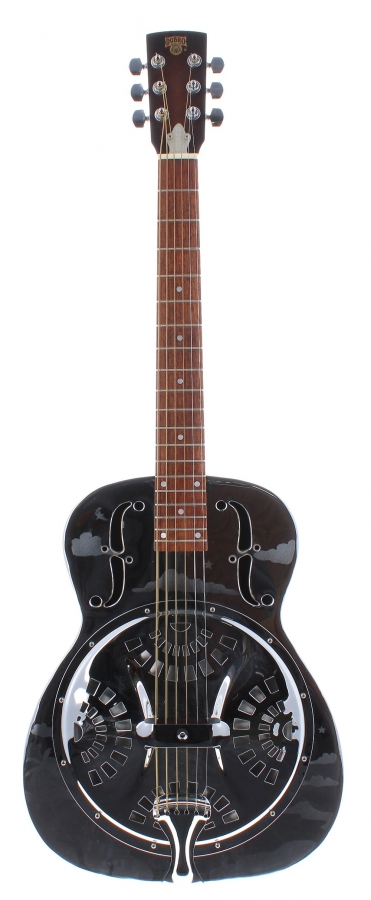 Lot Number 308. Dobro DM33H resonator guitar with replacement neck. Auctioned at The Guitar Auction on 9th December 2020